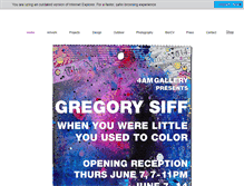 Tablet Screenshot of gregorysiff.com
